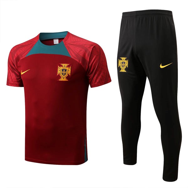 Maillot Portugal Ensemble Complet 2022-23 Rouge